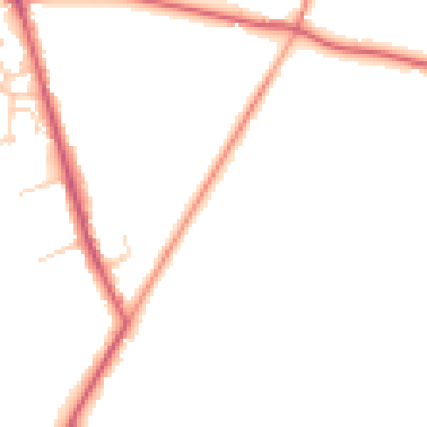 Daytime road noise heatmap for SL5 8FT