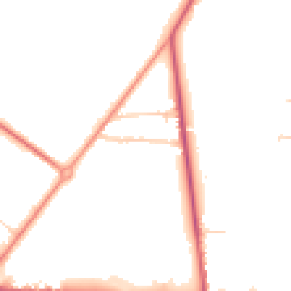 Daytime road noise heatmap for SL5 8RR