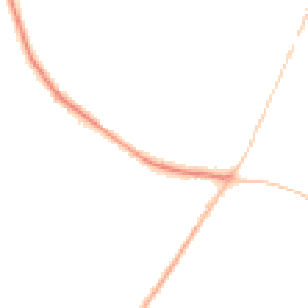 Night-time road noise heatmap for SL5 9AU