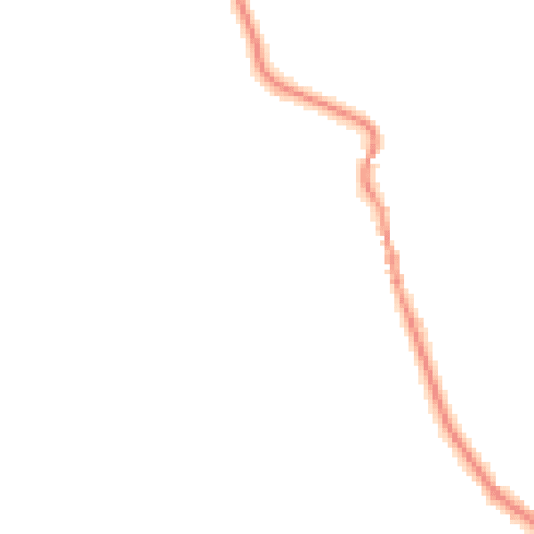 Night-time road noise heatmap for SL5 9ET