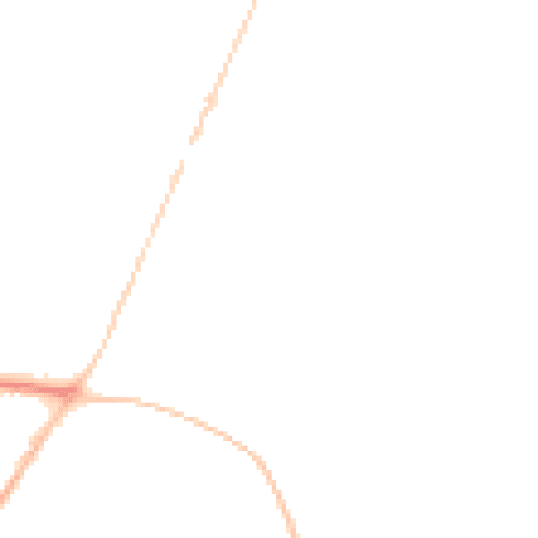 Night-time road noise heatmap for SL5 9GQ