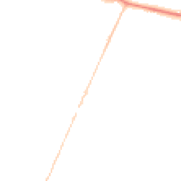 Night-time road noise heatmap for SL5 9NE