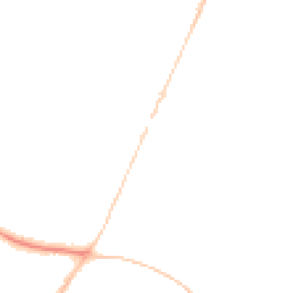 Night-time road noise heatmap for SL5 9NS