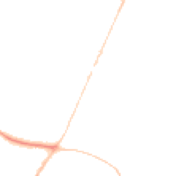 Night-time road noise heatmap for SL5 9NX