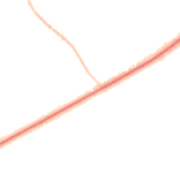 Night-time road noise heatmap for SL5 9RE