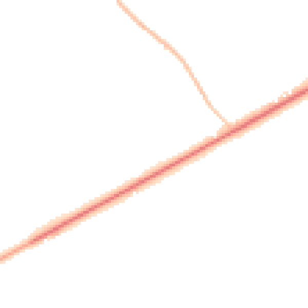Night-time road noise heatmap for SL5 9SD