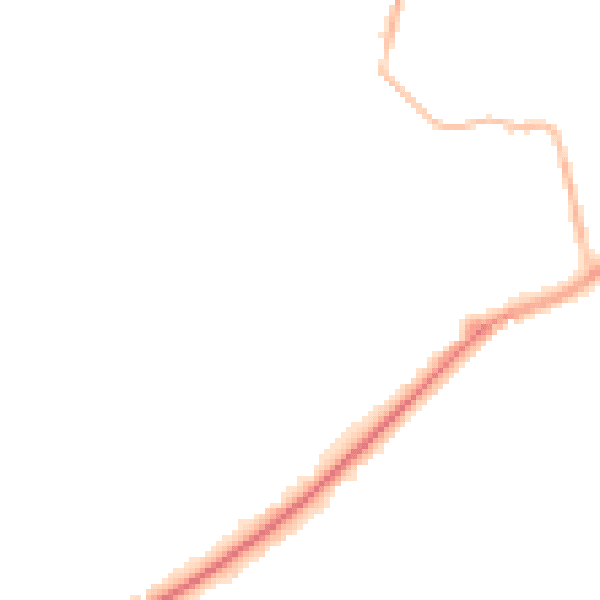 Night-time road noise heatmap for SL5 9SJ