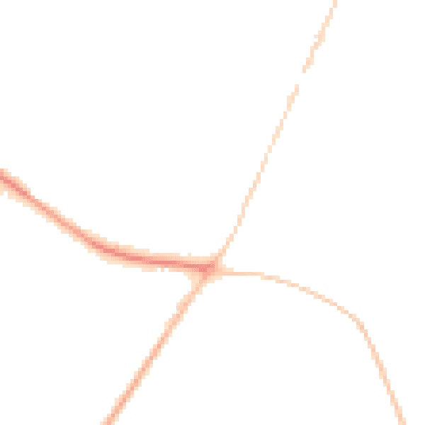 Night-time road noise heatmap for SL5 9TA