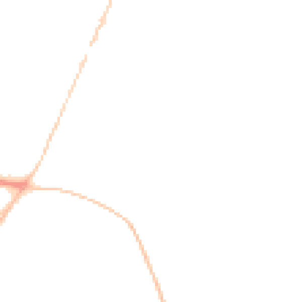 Night-time road noise heatmap for SL5 9WB