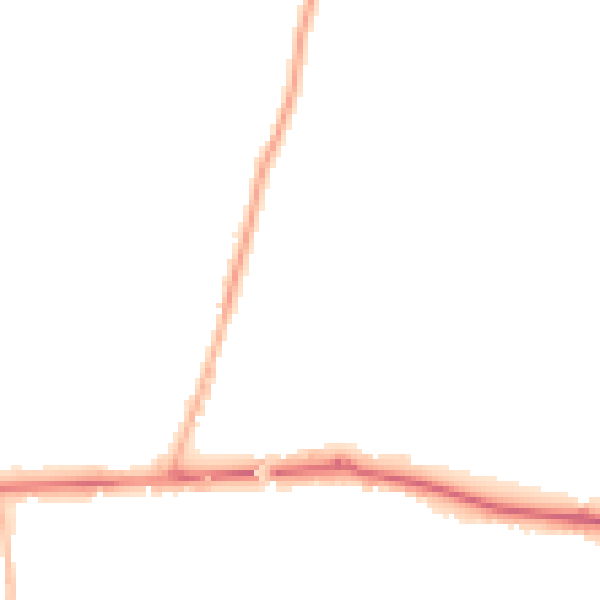 Night-time road noise heatmap for SL6 0AA