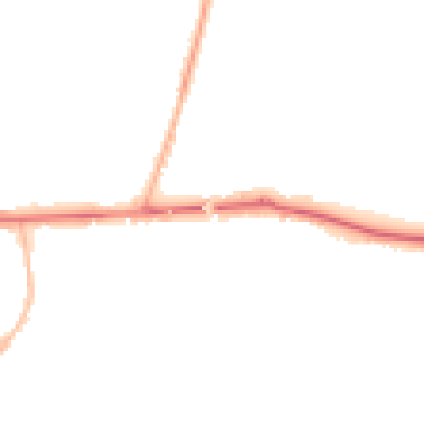 Night-time road noise heatmap for SL6 0AB