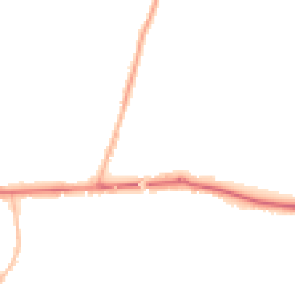 Night-time road noise heatmap for SL6 0AD