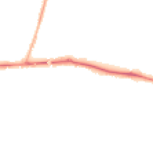 Night-time road noise heatmap for SL6 0AX