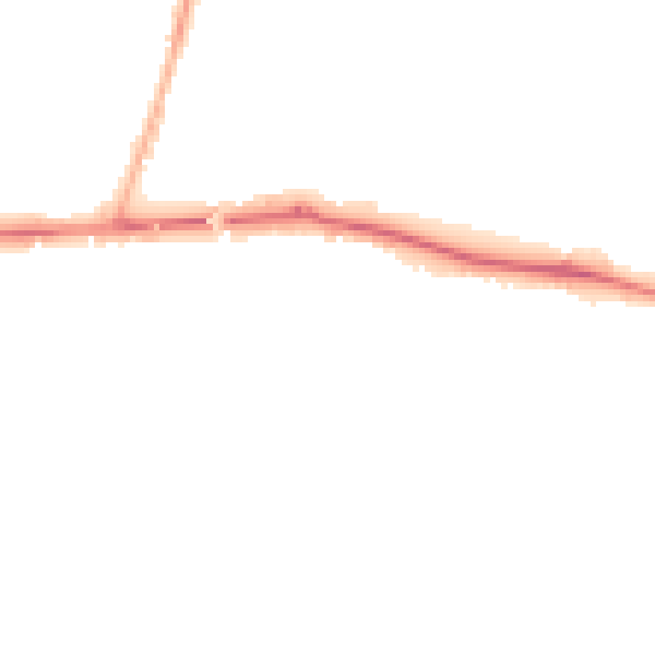 Night-time road noise heatmap for SL6 0BA