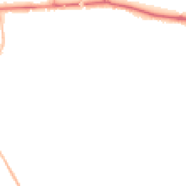Night-time road noise heatmap for SL6 0BG