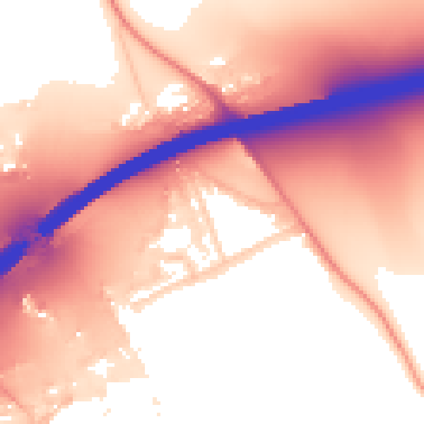 Daytime road noise heatmap for SL6 0DR