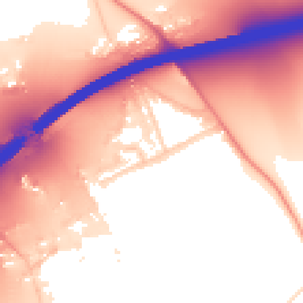 Daytime road noise heatmap for SL6 0DU