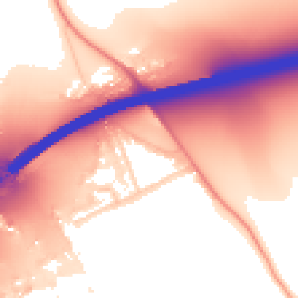 Daytime road noise heatmap for SL6 0DW
