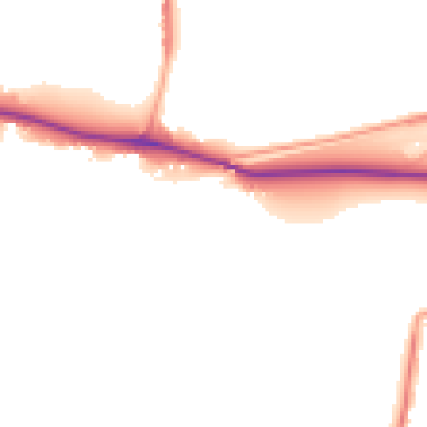 Daytime road noise heatmap for SL6 0EF