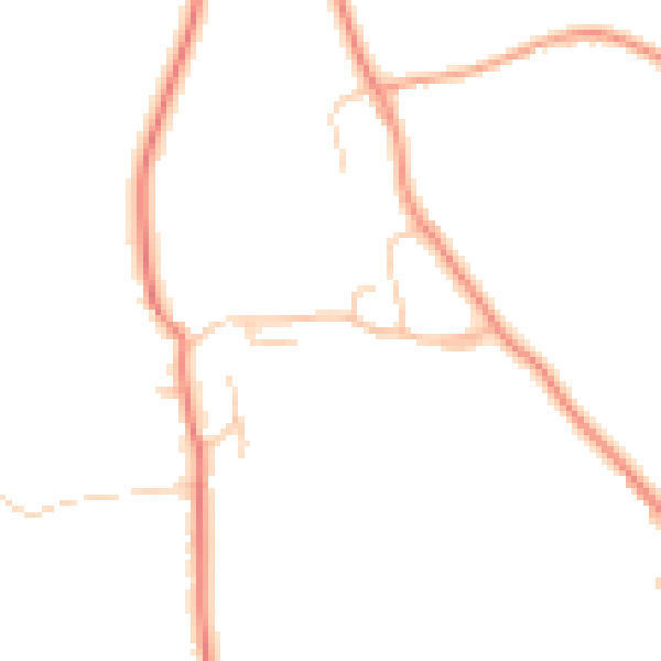 Daytime road noise heatmap for SL6 0ET