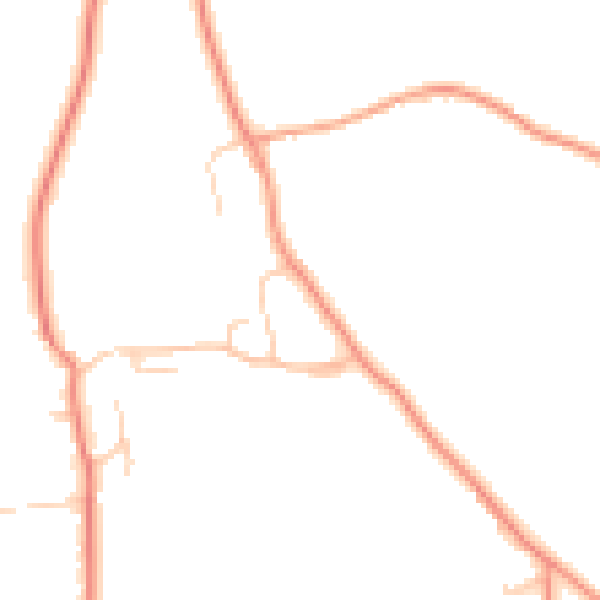 Daytime road noise heatmap for SL6 0EY