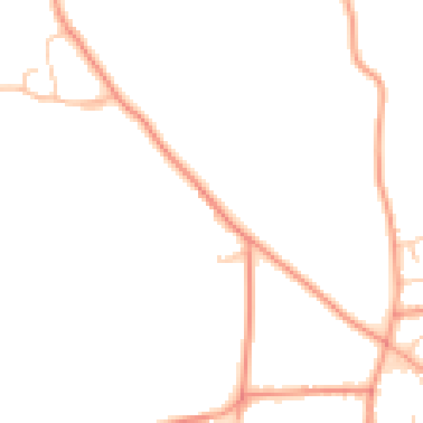 Daytime road noise heatmap for SL6 0EZ