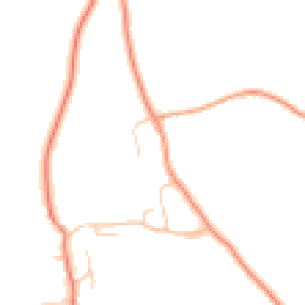 Daytime road noise heatmap for SL6 0HB