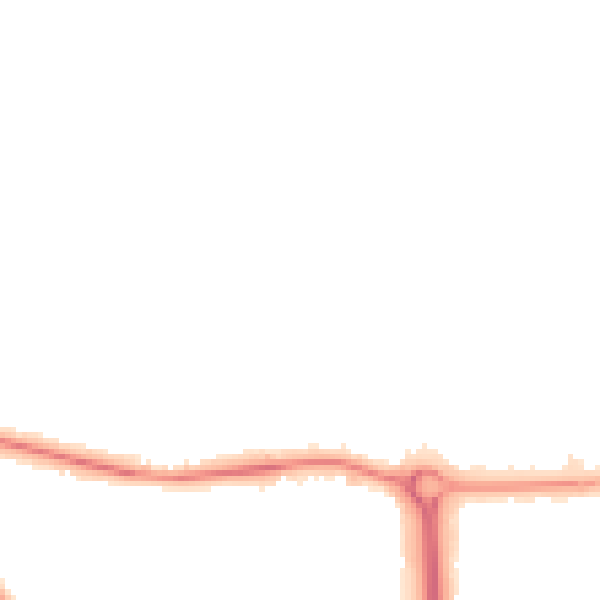 Night-time road noise heatmap for SL6 0LH
