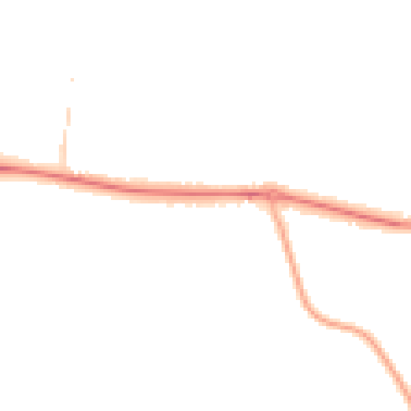 Night-time road noise heatmap for SL6 0QF