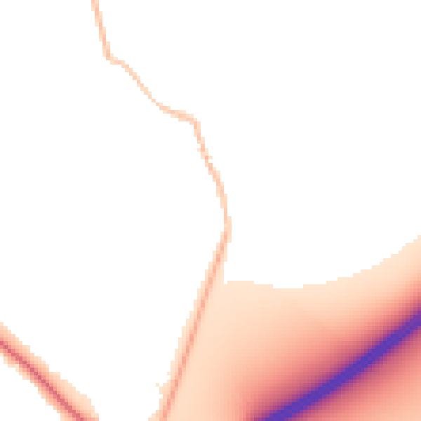 Night-time road noise heatmap for SL6 2AN