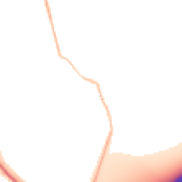 Night-time road noise heatmap for SL6 2AP