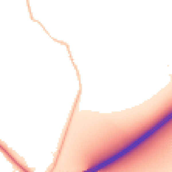 Night-time road noise heatmap for SL6 2AW