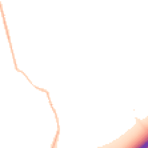 Night-time road noise heatmap for SL6 2AY