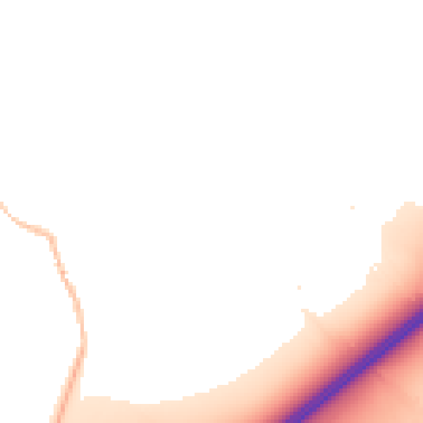 Night-time road noise heatmap for SL6 2BS