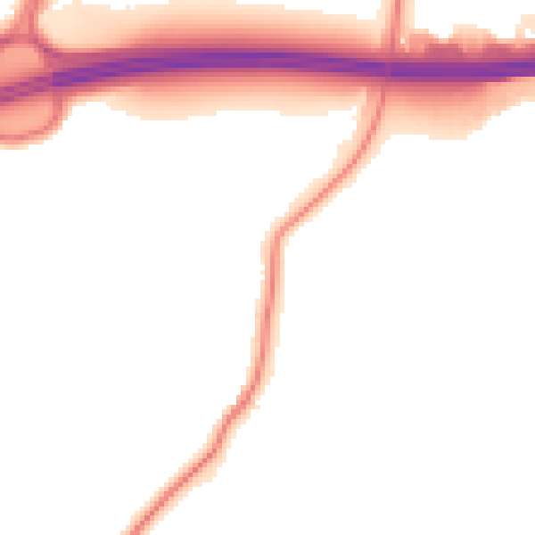 Night-time road noise heatmap for SL6 2HY