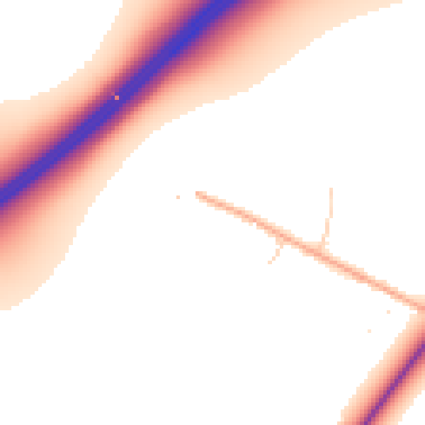 Daytime road noise heatmap for SL6 2JH