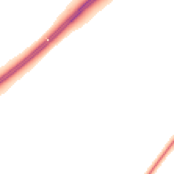 Night-time road noise heatmap for SL6 2JH