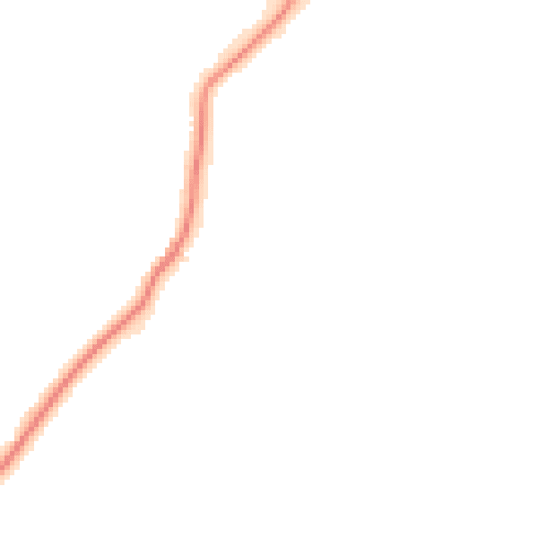 Night-time road noise heatmap for SL6 2JU