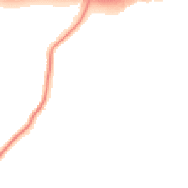 Night-time road noise heatmap for SL6 2JY