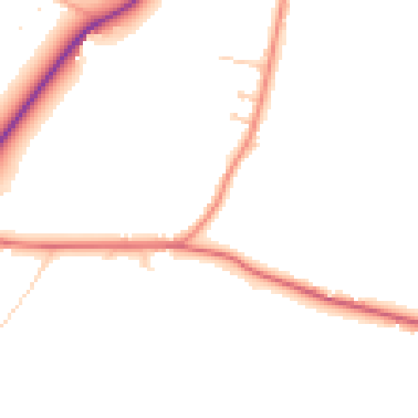 Daytime road noise heatmap for SL6 2NH