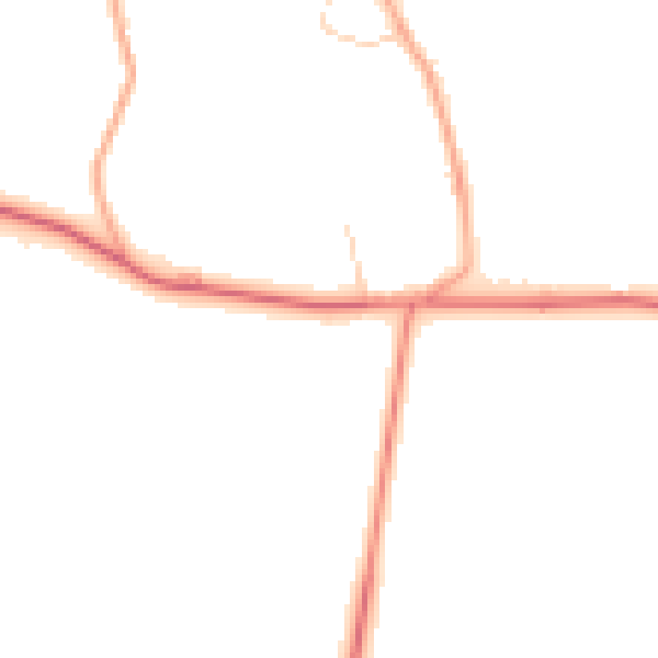 Daytime road noise heatmap for SL6 2NR