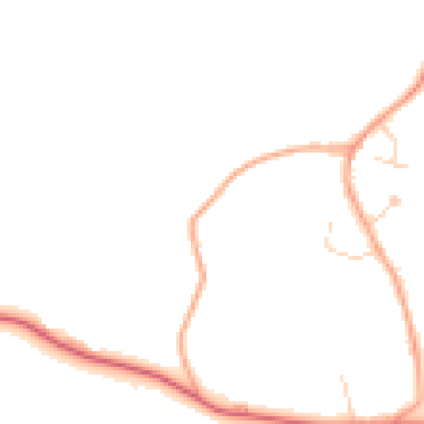 Daytime road noise heatmap for SL6 2PF