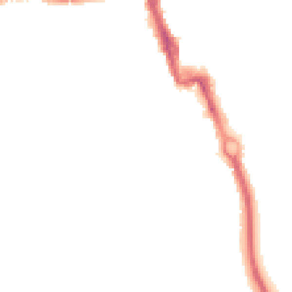 Night-time road noise heatmap for SL6 2PR