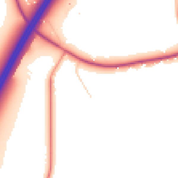 Daytime road noise heatmap for SL6 3JR