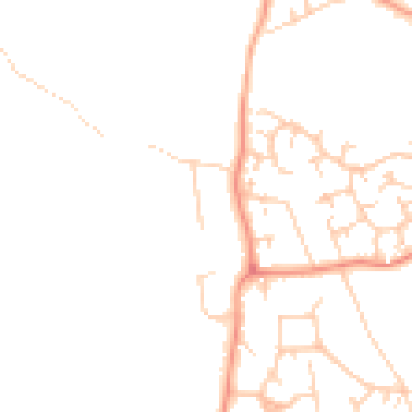 Daytime road noise heatmap for SL6 3PA