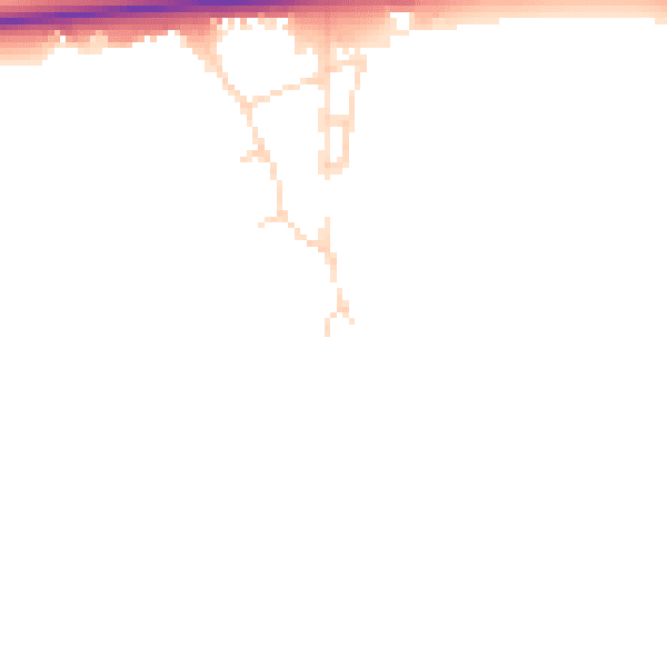 Daytime road noise heatmap for SL6 3QY