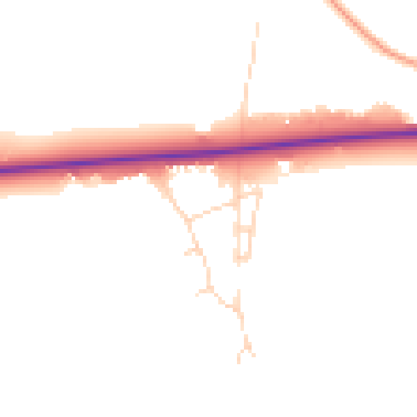 Daytime road noise heatmap for SL6 3RG