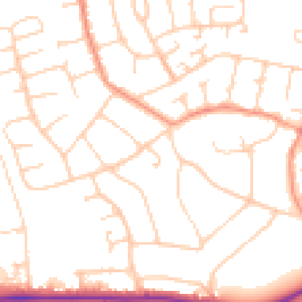 Daytime road noise heatmap for SL6 5HX
