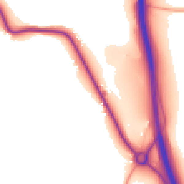 Daytime road noise heatmap for SL6 5LH