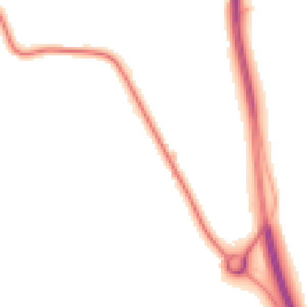Night-time road noise heatmap for SL6 5LH
